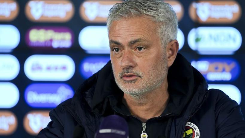 Jose Mourinho at a press conference