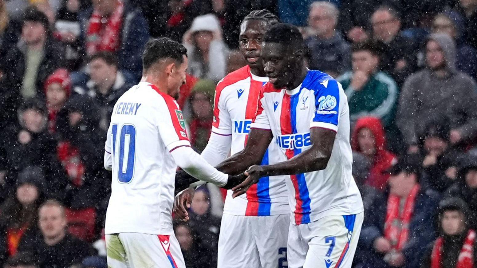 Crystal Palace celebrate a goal