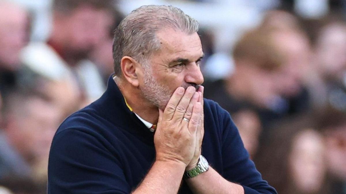 Ange Postecoglou reacts