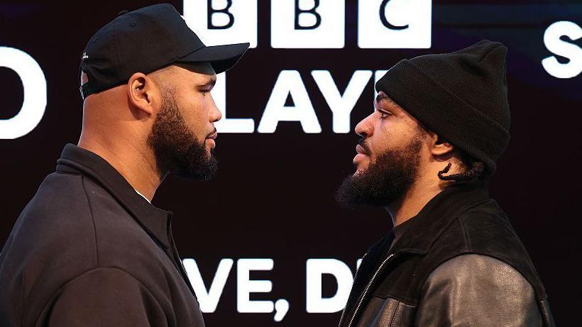 Frazer Clarke faces off with Jeamie TKV