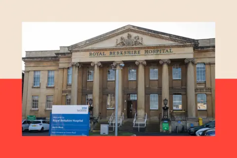In Pictures via Getty Images The exterior of the North Block of Royal Berkshire Hospital 