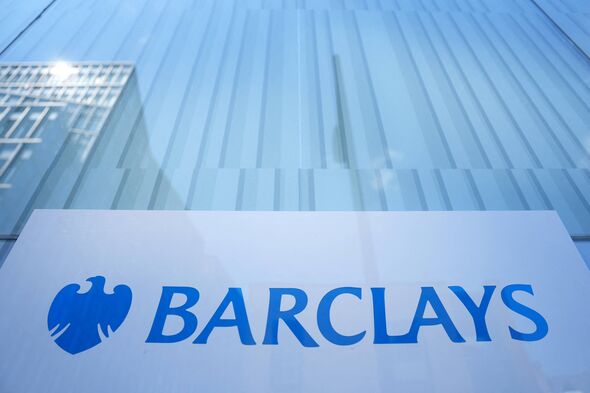 The Barclays logo is seen on a sign outside a branch of the bank in Westminster, central London on April 27, 2026. Barclays Bank The Barclays logo is seen on a sign outside a branch of the bank in Westminster, central London on April 27, 2026. Barclays Bank