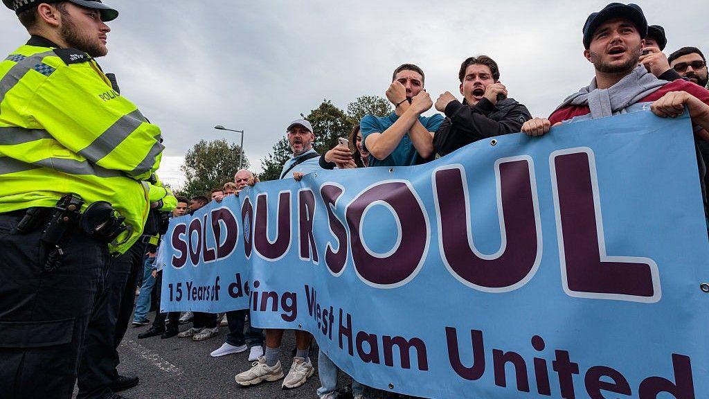 West Ham protests
