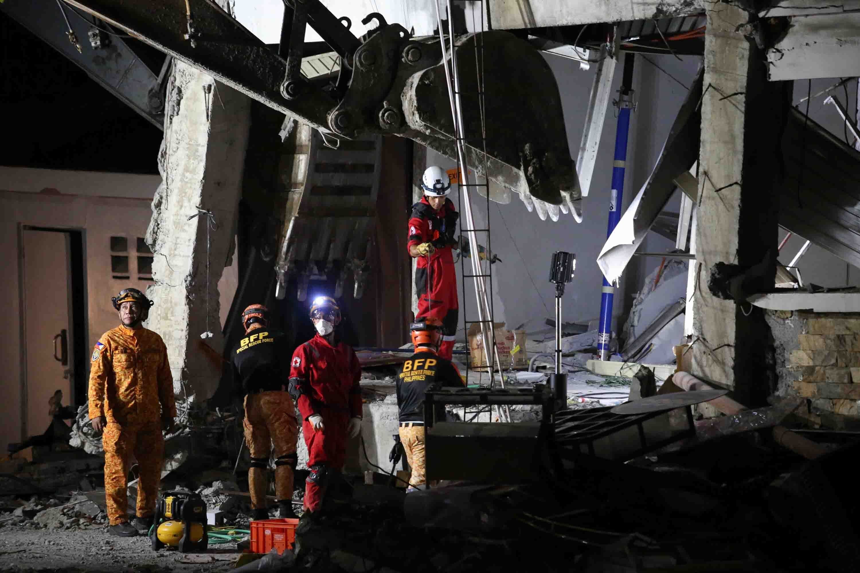 The 7.8 magnitude earthquake struck on Monday morning and left a trail of destruction in the southern Philippines.