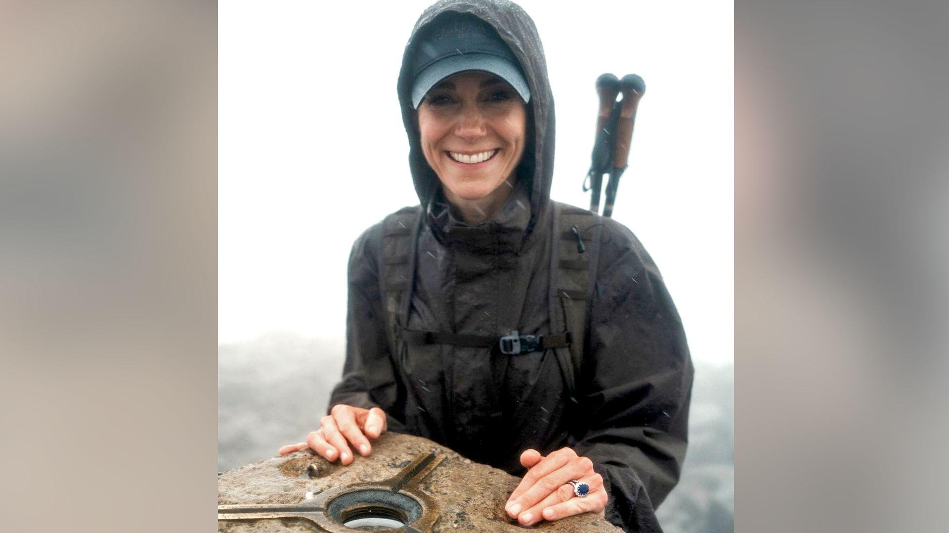 The Princess of Wales at the summit of Ben Nevis
