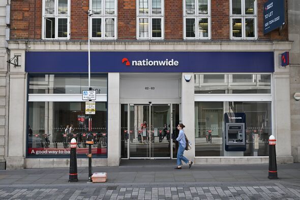 exterior view of a Nationwide building society branch exterior view of a Nationwide building society branch