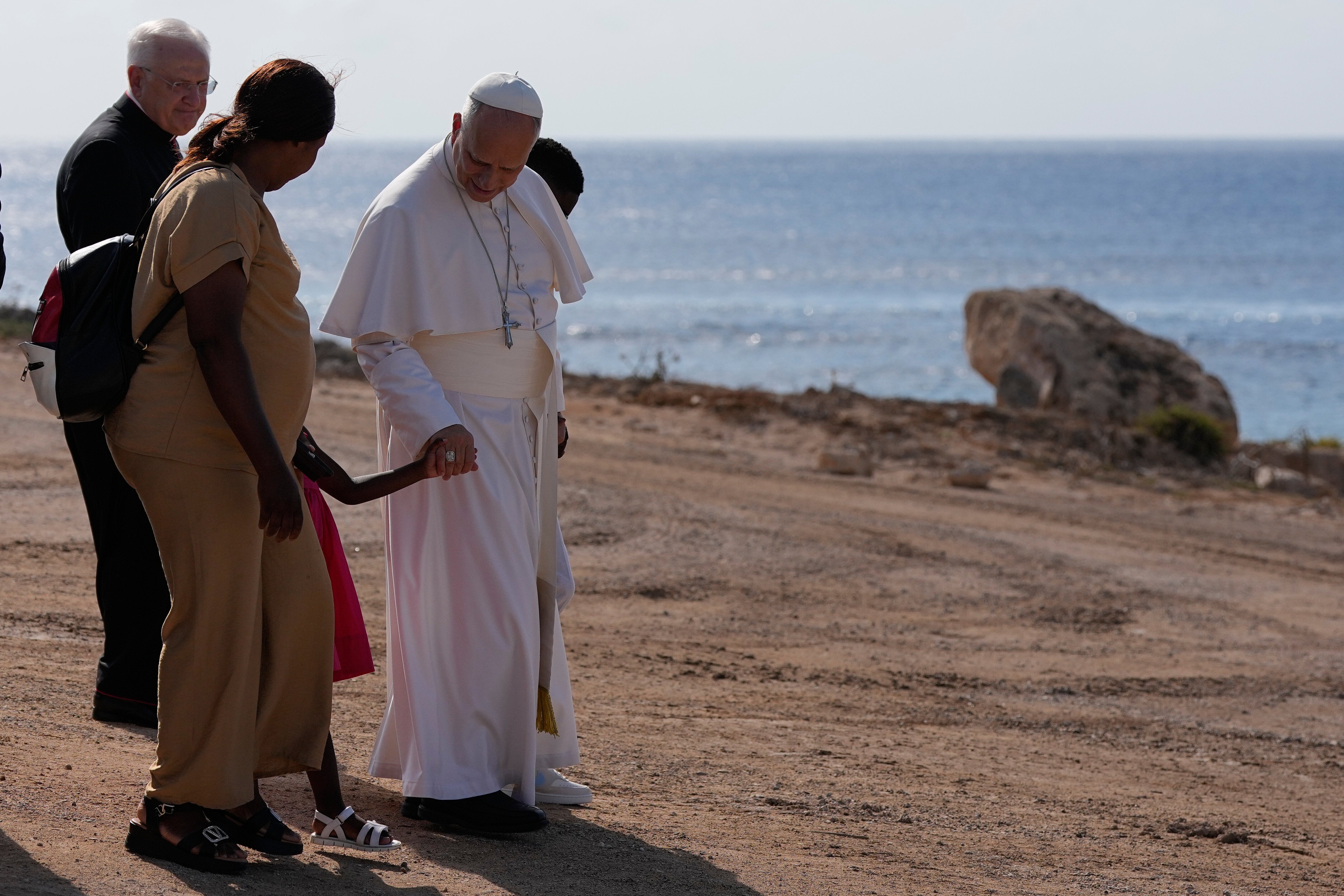 Italy Pope Lampedusa