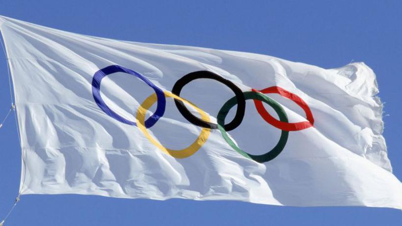 The Olympic flag