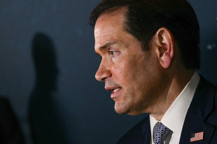 US Secretary of State Marco Rubio speaks during a press conference on the sidelines of the Association of Southeast Asian Nations (ASEAN) Foreign Ministers' Meeting in Pasay, Metro Manila on July 22, 2026. (Photo by Brendan SMIALOWSKI / POOL / AFP via Getty Images)