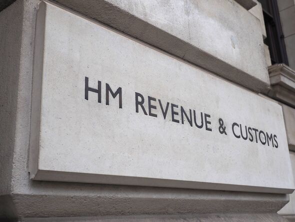 HMRC His Majesty Revenue and Customs sign in London, UK HMRC His Majesty Revenue and Customs sign in London, UK