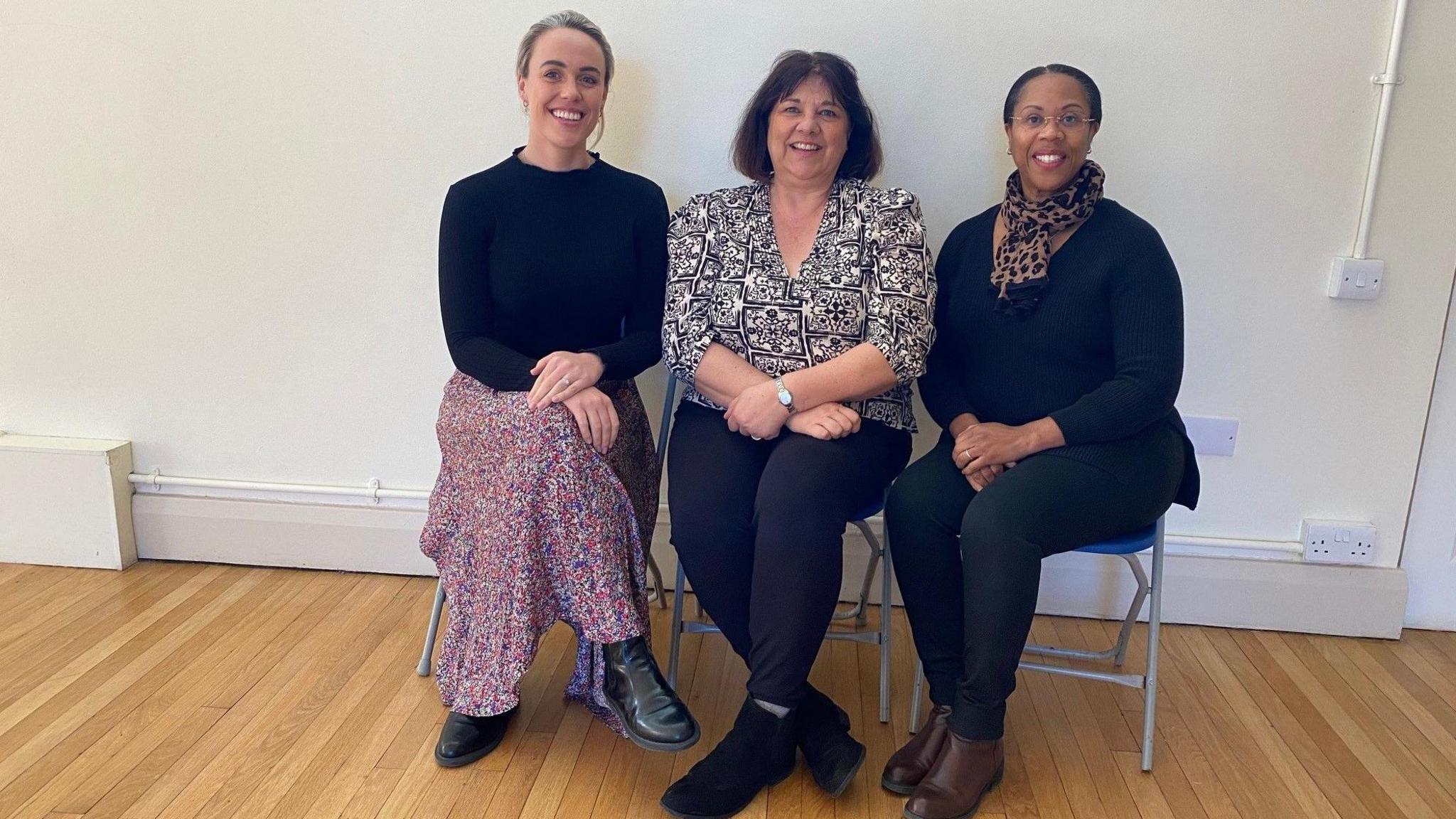 Community midwifery manager, May Bourne, infant feeding specialist midwife, Debbie McCoy, and maternity support worker, Ima Joseph-Dial, are running the new clinic