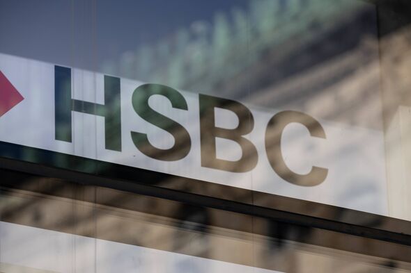 The exterior storefront and signage of an HSBC bank The exterior storefront and signage of an HSBC bank
