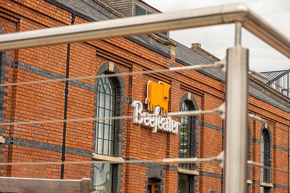 Beefeater restaurant sign